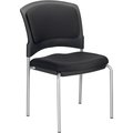 Global Industrial Stacking Chair, Fabric, Black, Armless, Mid Back 240220BKA